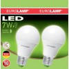 Промо-набір EUROLAMP LED Лампа A50 7W(530Lm) E27 4000K акція "1+1", фото 2
