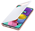 Оригінальний чохол Samsung S View Wallet Cover White для Galaxy A51 SM-A515, фото 3