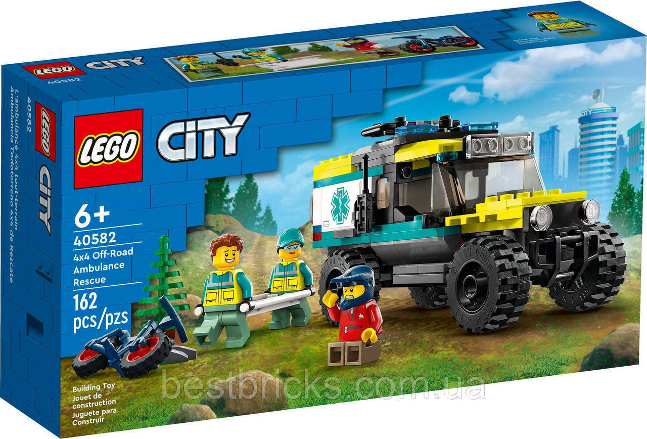 Lego City Рятувальний позашляховик швидкої допомоги 40582