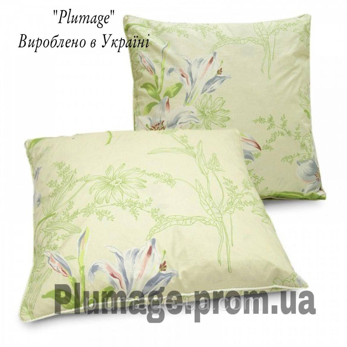 Подушка пухоперьяная 60х60 (50% пуха, 50% пера) - фото 1 - id-p1764375856