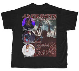 Футболка чорна Jackboys ''On The Loose'' Vintage Look T-Shirt