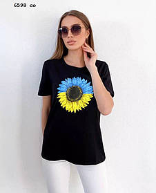 Футболка жіноча з принтом 6598 со