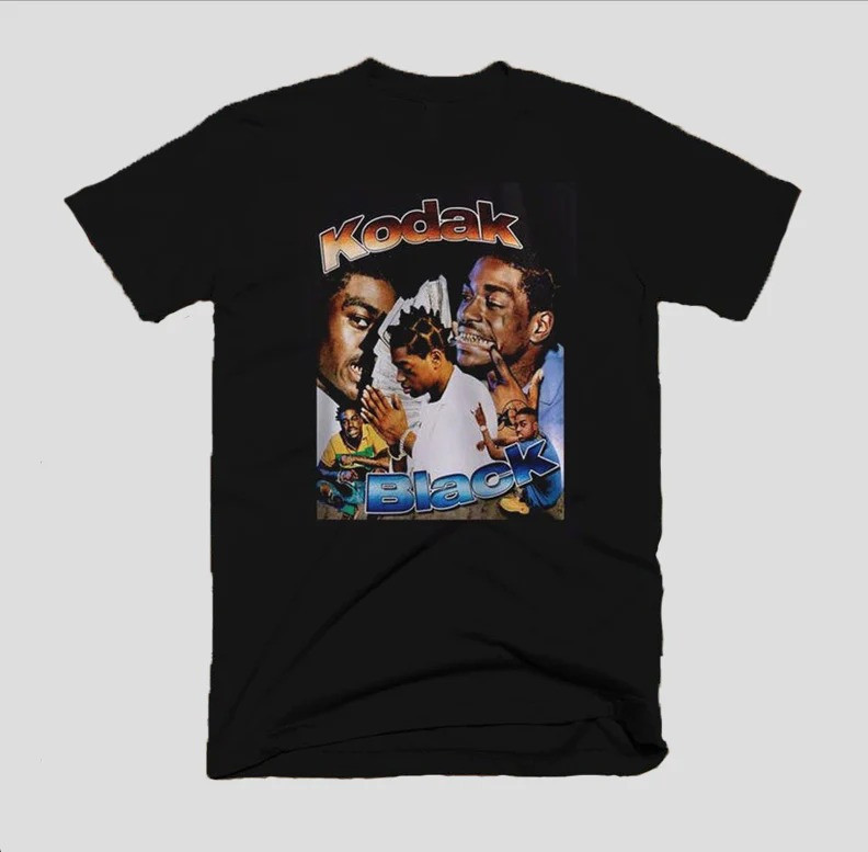 Футболка чорна Kodak Black Vintage Look T-Shirt XS