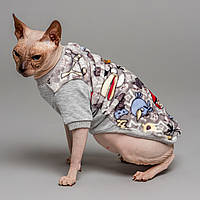 Кофта з рукавом для кішки Style Pets (одяг для котів та кішок) Angry Birds (KM/AB1787) M-