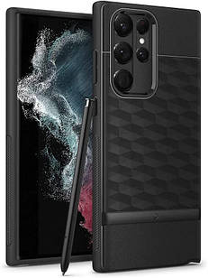 Чохол Caseology Parallax Matte Black для Samsung Galaxy S22 Ultra SM-S908 ACS03939