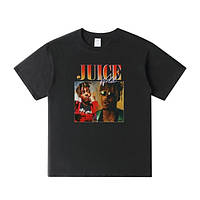 Футболка чёрная Juice Wrld Vintage Look T-Shirt XS