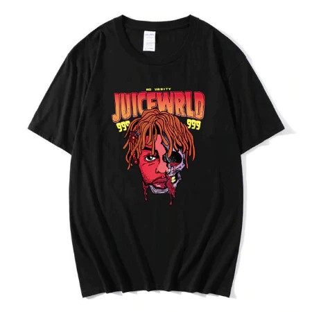 Футболка чорна Juice Wrld No Vanity T-Shirt Black XS, фото 1