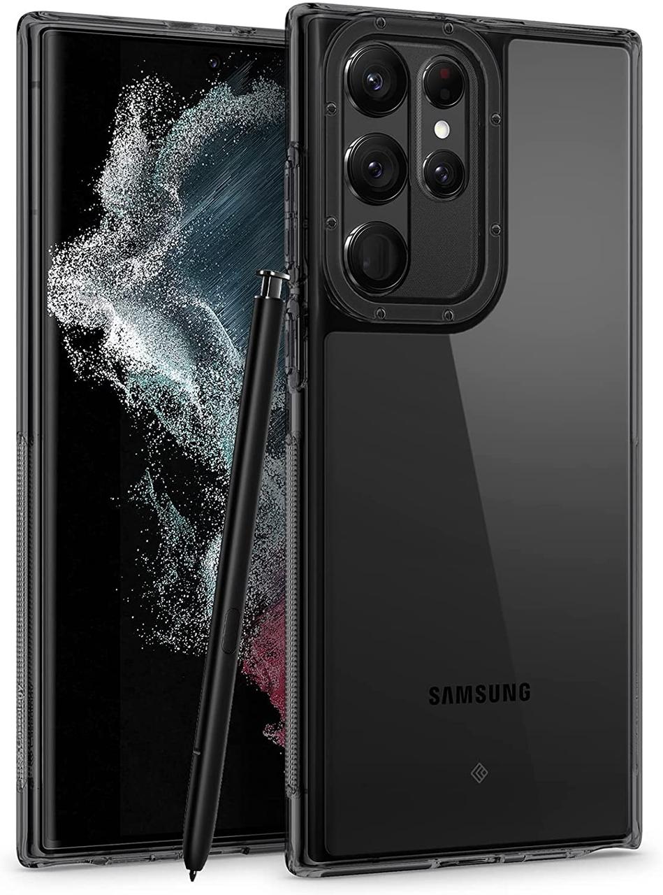 Чохол Caseology Skyfall Royal Black для Samsung Galaxy S22 Ultra SM-S908 ACS03934