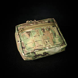Підсумок утилітарний напашний Мультикам Cordura 1000D, Військова сумка-напашник із системою Molle