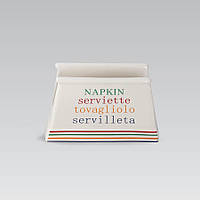 Серветниця керамічна Maestro For You MR-20031-44, настільна підставка для серветок