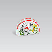 Серветниця керамічна Maestro Flora MR-20008-44, настільна підставка для серветок