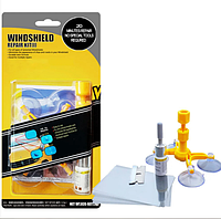 Повний набір для ремонту лобового скла Sunroz Windshield Repair Kit GRI