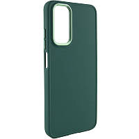 TPU чохол Bonbon Metal Style для Samsung Galaxy A34 5G Зелений / Army green