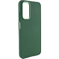 TPU чохол Bonbon Metal Style для Samsung Galaxy A34 5G Зелений / Pine green