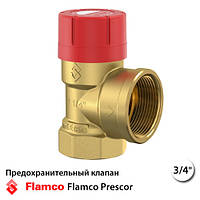Предохранительный клапан 2,5 бара Flamco Prescor 3/4" х 3/4" (27026)