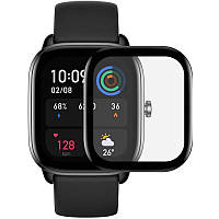 Полімерна плівка 3D (full glue) (тех.пак) для Xiaomi Amazfit GTS 4 mini Чорний