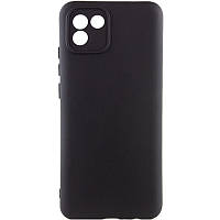 Уцінка Чохол Silicone Cover Lakshmi Full Camera (A) для Samsung Galaxy A03 Дефект упаковки / Чорний / Black