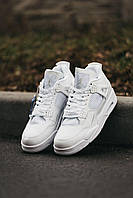 Мужские Кроссовки Nike Air Jordan 4 Retro White 43-44-45