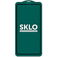 Захисне скло SKLO 5D (тех.пак) для Apple iPhone 13 / 13 Pro / 14 / 16e (6.1") Чорний