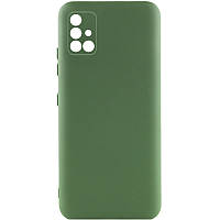 Уцінка Чохол Silicone Cover Lakshmi Full Camera (A) для Samsung Galaxy M33 5G Дефект упаковки / Зелений / Dark