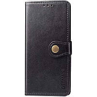 Шкіряний чохол книжка GETMAN Gallant (PU) для TECNO Camon 19 Чорний