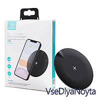 Беспроводное зарядное устройство Usams US-CD149 Ultra-thin Fast Wireless Charger 15W Black