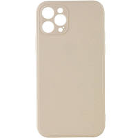 Силіконовий чохол Candy Full Camera для Apple iPhone 12 Pro Max (6.7") Бежевий / Antigue White