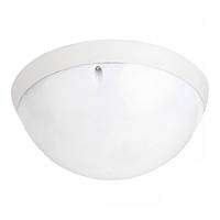 Світильник настінно-стельовий з датчиком руху (цоколь Е27, IP54, ударостійкий пластик, білий) Акуа Повний Місяць