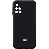 Чохол Silicone Cover Full Camera (AA) для Xiaomi Redmi 10 Чорний / Black