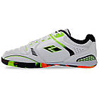Взуття для футзалу чоловіче Difeno 170329-2 розмір 42 White-Green, фото 3