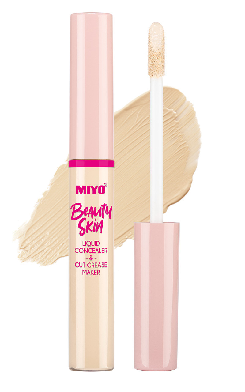 Рідкий консилер для обличчя Miyo Beauty Skin Liquid Concealer & Cut Crease Maker тон 3 Hello Natural, 7 мл