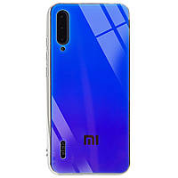 TPU+Glass чохол Gradient Rainbow з лого для Xiaomi Mi A3 (CC9e) Синий