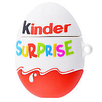 Силиконовый футляр Kinder Surprise с карабином для наушников AirPods 1/2