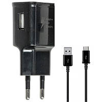 МЗП Samsung Travel Adapter (2A/15W) + кабель USB to Type-C, в упак.