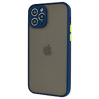 Чохол для телефону Totu Colour Matt Case для Apple iPhone 12 Pro Dark Blue