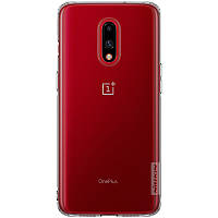 TPU чохол Nillkin Nature Series для OnePlus 7 Сірий (прозорий)