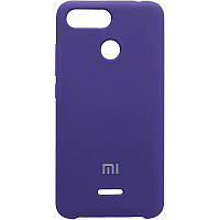 Чохол Silicone Cover (AA) для Xiaomi Redmi 6 Темний фіолетовий / Ultra Violet