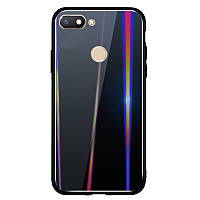 TPU+Glass чохол Gradient Aurora для Xiaomi Mi 8 Lite / Mi 8 Youth (Mi 8X) Черный