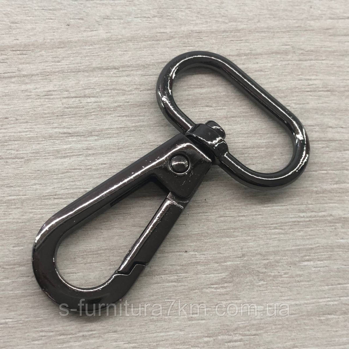 Карабин для Сумки 25 Мм, Темный Никель - 5 См — Купить Недорого на Bigl ...