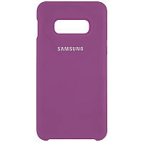 Чохол Silicone Cover (AA) для Samsung Galaxy S10e Фіолетовий / Grape