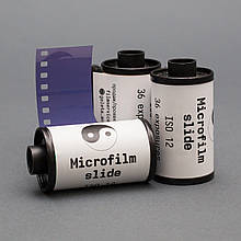 Фотоплівка чорно-біла Microfilm slide 12 ISO (для ч/б слайдів)