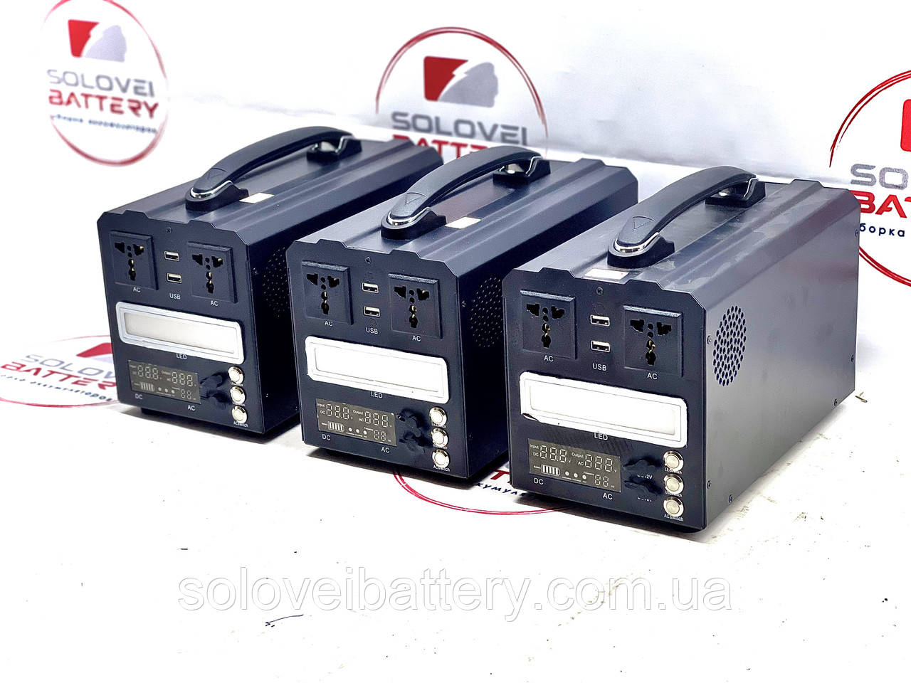 800втч 300W Переносна зарядна станція Мобільна електростанція з чистою синусоїдою павербокс