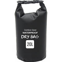 Гермомешок Armorstandart Waterproof Outdoor Gear 20L Black (ARM59238) - Вища Якість та Гарантія!