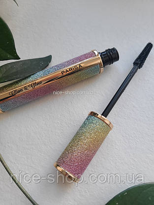 Туш для вій Parisa Cosmetics Mascara Glam & Glow чорна, фото 5