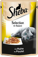 ВЛАЖНЫЙ КОРМ SHEBA SELECTION IN SAUCE С КУРИЦЕЙ В СОУСЕ 85 Г