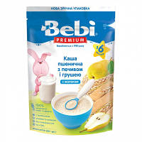 Детская каша Bebi Premium молочная пшеничная +6 мес. 200 г (8606019654283) - Вища Якість та Гарантія!