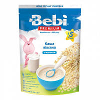 Детская каша Bebi Premium молочная овсяная +5 мес. 200 г (8606019654351) - Вища Якість та Гарантія!