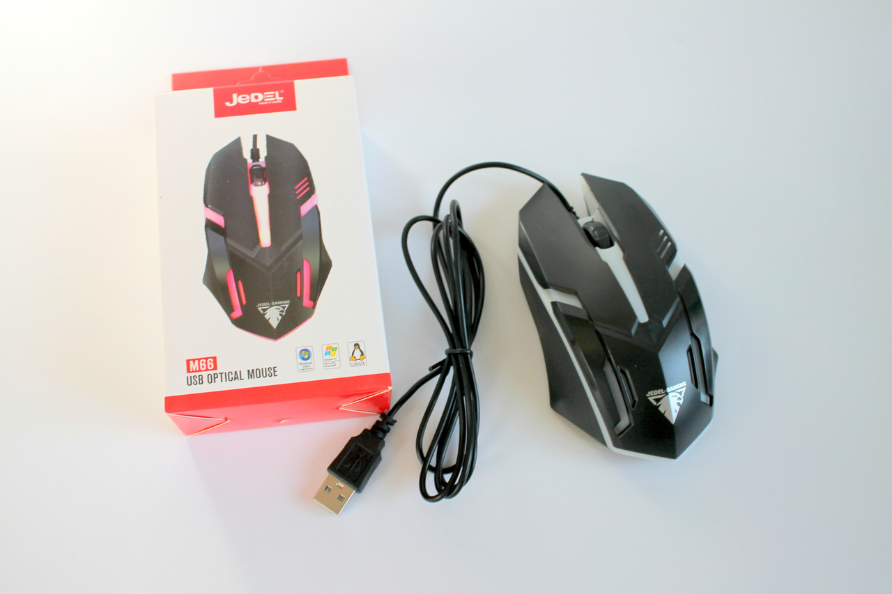 Ігрова мишка Jedel M66 USB з підсвіткою