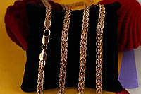 Цепь Xuping Jewelry косичка 55 см 5 мм золотистая