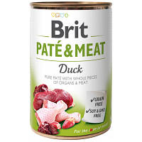 Консервы для собак Brit Pate and Meat со вкусом утки 400 г (8595602530304)